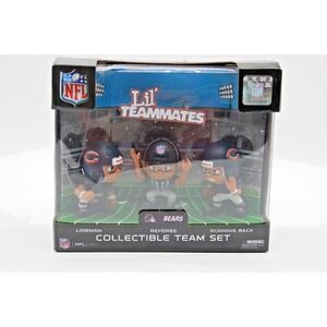 NFL Chicago Bears  Lil' Teammates Action Figure Toy Set, New Damaged Box